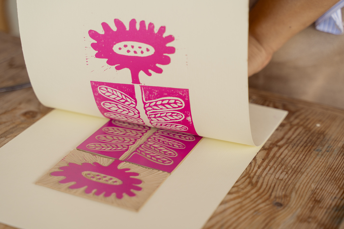 Linocut Printmaking Linocut Print